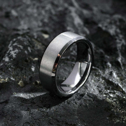 Matte Finish Silver Ring - Nikoghos Jewelry