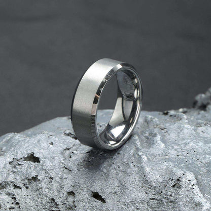 Matte Finish Silver Ring - Nikoghos Jewelry