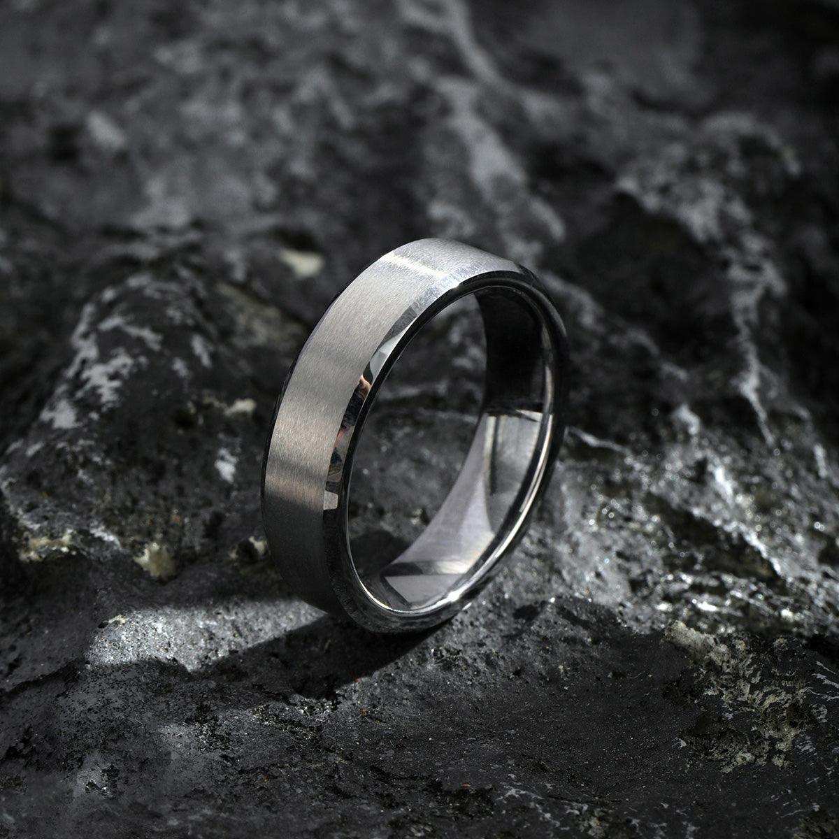 Matte Finish Silver Ring - Nikoghos Jewelry