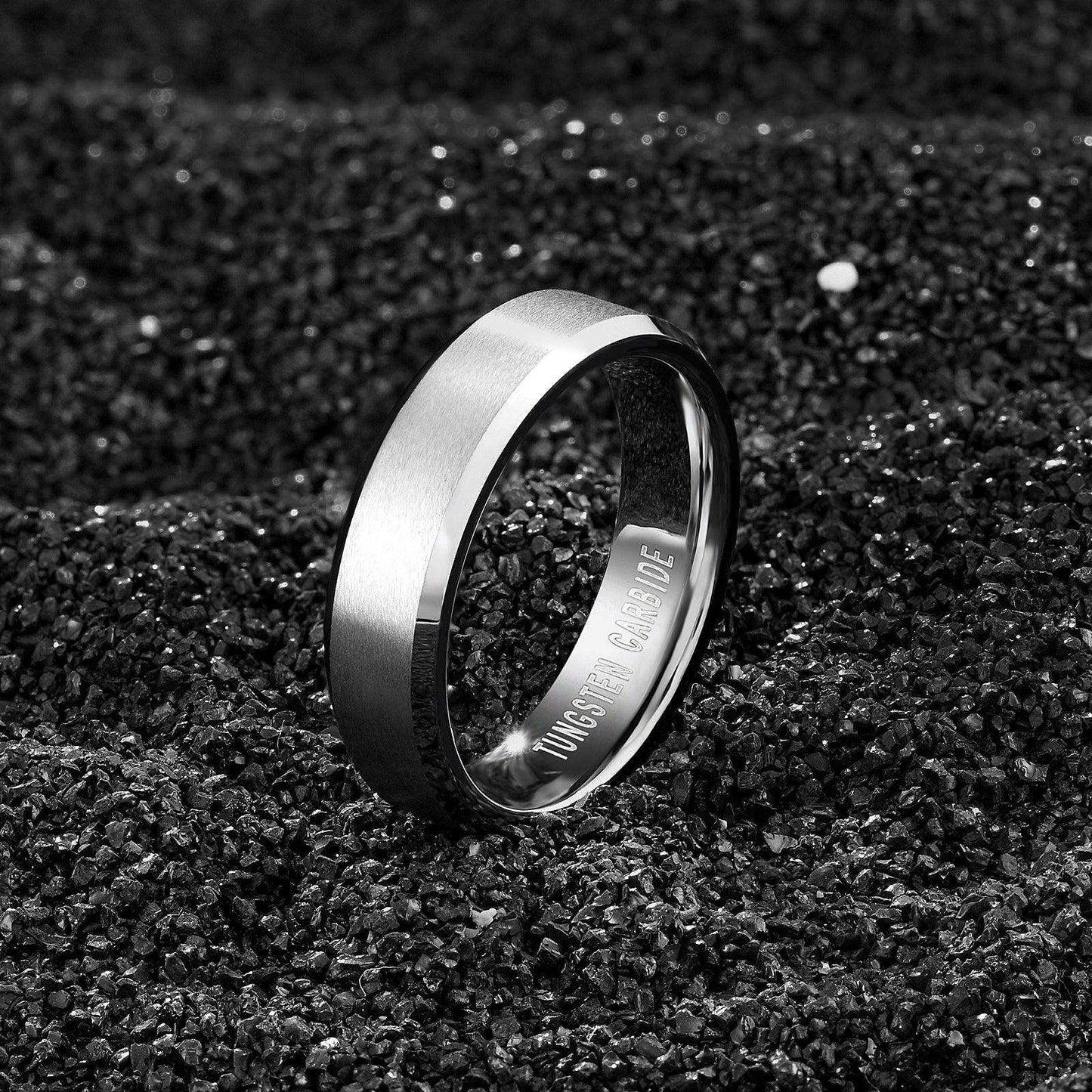 Matte Finish Silver Ring - Nikoghos Jewelry