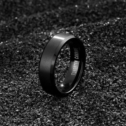 Matte Finish Black Band - Nikoghos Jewelry