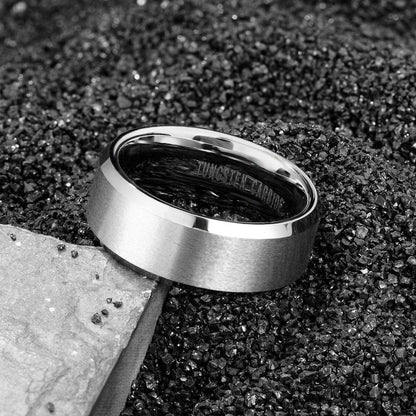 Matte Finish Silver Ring - Nikoghos Jewelry