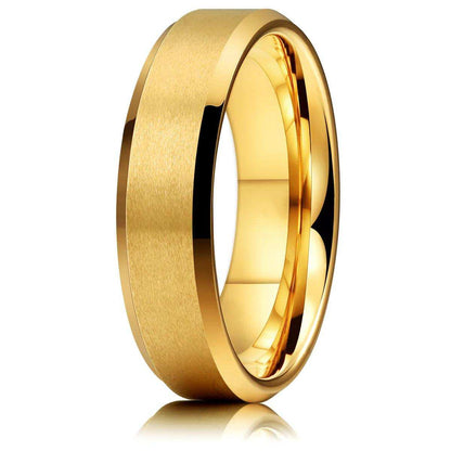 Matte Finish Golden Band - Nikoghos Jewelry